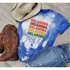 Oklahoma Shirt, Rainbow Ok Tee, Bleached Tshirt, Oklahoma Thunder