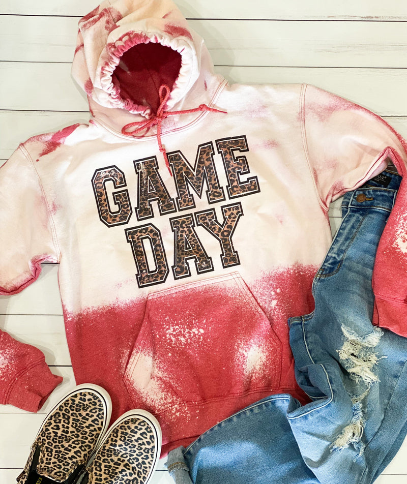 Football Leopard Bleached Hoodie or Sweatshirt Fall Outfits