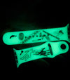 True Crime Glow in the Dark Engraved Watch Band for Apple Watch