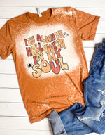 It’s always Halloween in my soul bleached tshirt Fall outfits spooky tshirt